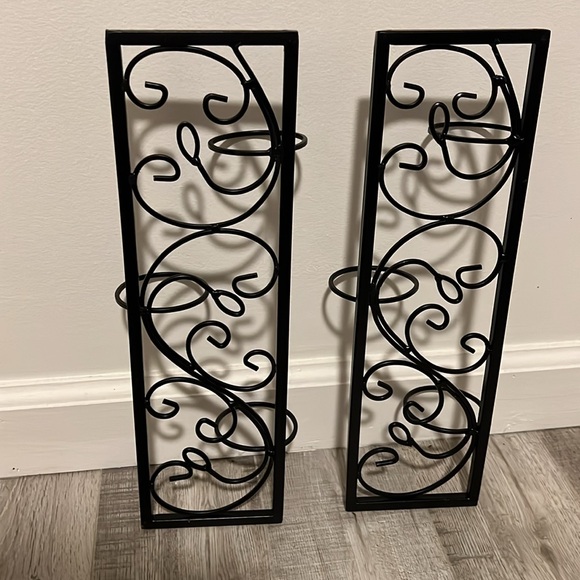 Set of 2 Metal Wall Sconces - Picture 8 of 8